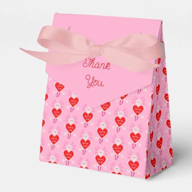 Ballotins Valentines Jour Amour Coeur Axolotl Mariage person (Verso)