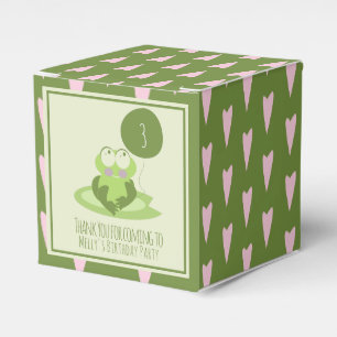 Ballotins Valentines Jour Grenouille Anniversaire Merci vert