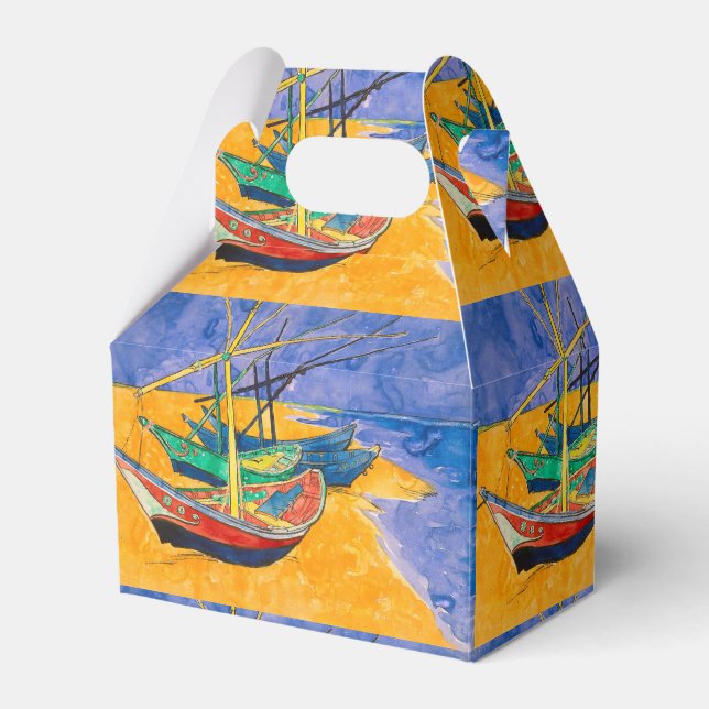 Ballotins Van Gogh Bateaux Plage impressionniste (Verso)