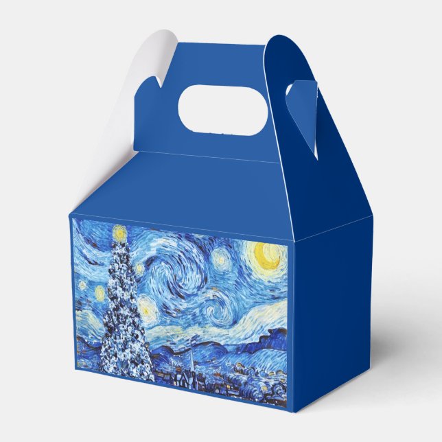 Ballotins Van Gogh - La Nuit étoilée - Blancs Noël (Arrière)