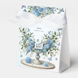 Ballotins Vase bleu blanc Floral Ballotin