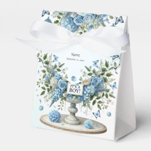 Ballotins Vase bleu blanc Floral Ballotin