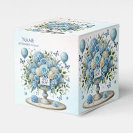 Ballotins Vase bleu blanc Floral Ballotin