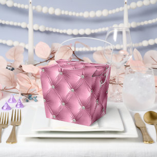 Ballotins Velours Luxe Glam Rose Tendre Faux