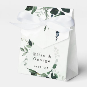 Ballotins Verdure rustique Aquarelle Eucalyptus Mariage