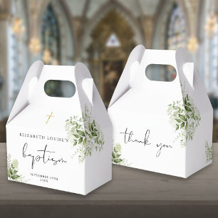 Ballotins Verdure rustique Feuilles Élégant Baptême