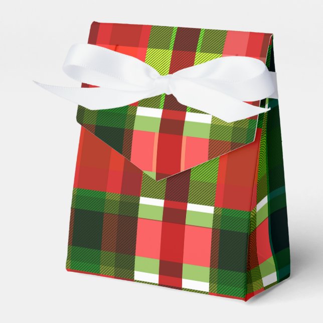 Ballotins Vérification des vacances de Noël Carrés à carreau (Verso)