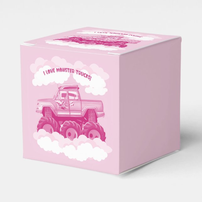 Ballotins Version rose I Love Monster Trucks Image (Verso)