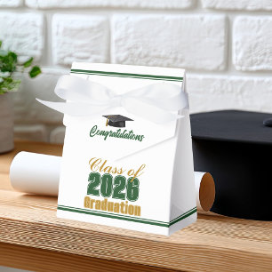 Ballotins Vert Chic Or Classe 2026 Personnalisé Diplômé