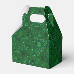 Ballotins Vert, confettis, parties scintillantes