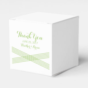 Ballotins Vert Moderne Déco Mariage Favoriser Boîtes