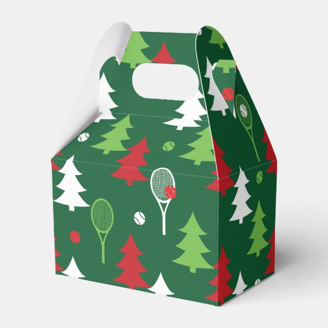 Ballotins 💚 vert 💔 🤍, rouge, blanc tennis Noël (Verso)