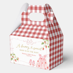 Ballotins Vêtements de bébé rose coquette Boîte de cadeau de