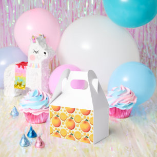 Ballotins Vibrant 3D brillant orange et fruit mandarin 