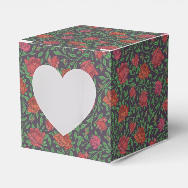 Ballotins Victorien Gothique Parfait Rouge & Fuchsia Rose (Verso)