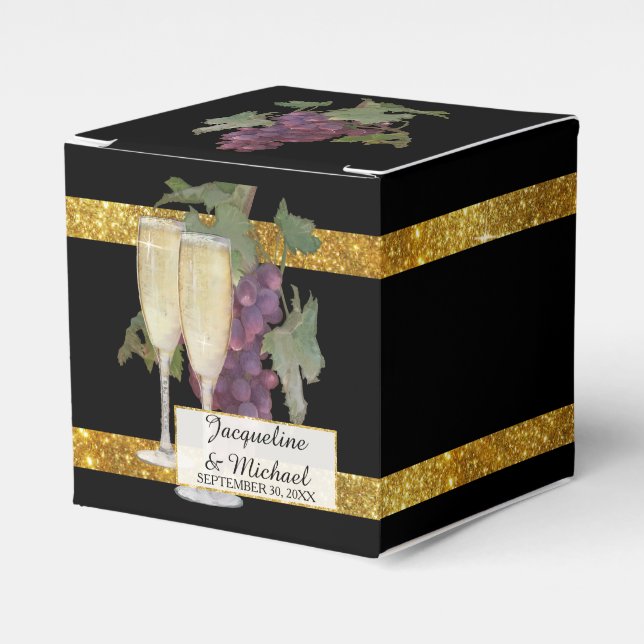 Ballotins Vignoble Champagne Vignoble Mariage Réception Favo (Verso)