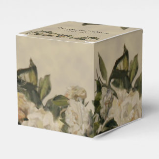 Ballotins Vintage Gardenia Mariage Favor Box