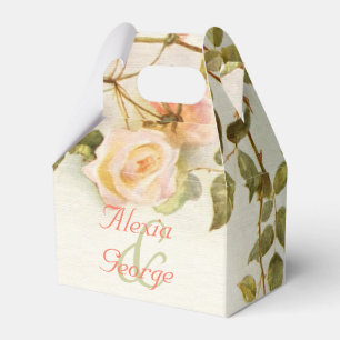 Ballotins Vintage peinture romantique du mariage rose