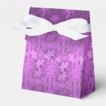 Violet floral rétro