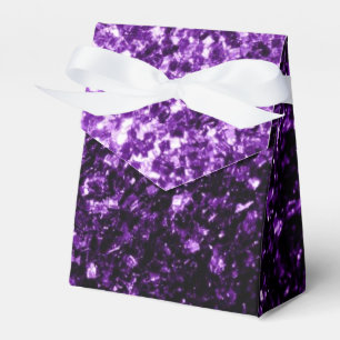 Ballotins Violet foncé faux paillettes brillantes scintillen