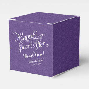 Ballotins Violet Heureux Jamais après Mariage personnalisé