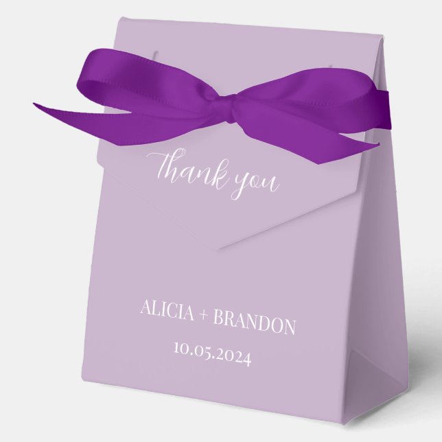 Ballotins Violet violet Lavender Lilac Mariage moderne (Recto)