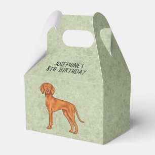 Ballotins Vizsla Hongrois mignon Pointeur Doigt Avec Texte V