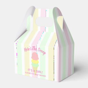 Ballotins Voici le Baby shower d'été de la crème glacée 