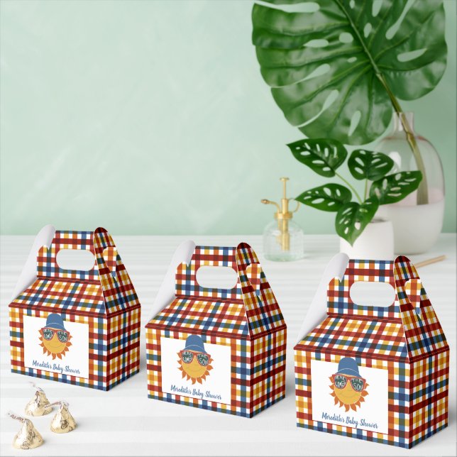 Ballotins Voici le Fils Plaid Baby Boy Shower (Multiple)