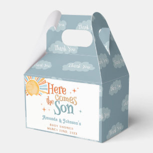 Ballotins Voici venir le Fils Baby Shower Soleil Merci