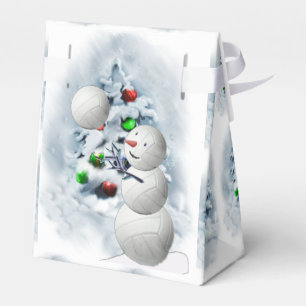 Ballotins Volley-ball Snowman Noël
