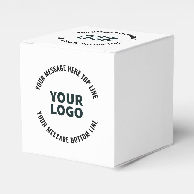 Ballotins Votre logo ou image | Texte éditable gras (Verso)