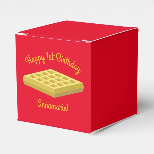 Ballotins Waffe Petit déjeuner copieux Anniversaire (Verso)