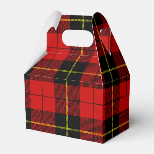 Ballotins Wallace tartan rouge noir plaid