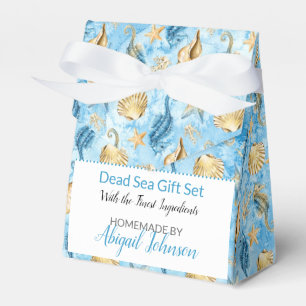Ballotins Watercolor Beach Sea Life Spa Cadeau Set emballage