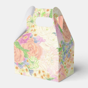 Ballotins Watercolor Garden Party Floral Mariage Crest