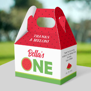 Ballotins Watermelon 1er Anniversaire Fête Boîte à Gable pou