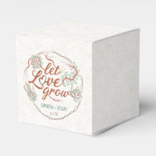 Ballotins Wedding shower Laisser l'amour grandir Plante Succ