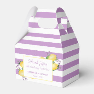 Ballotins Wedding shower Lavande de citrons
