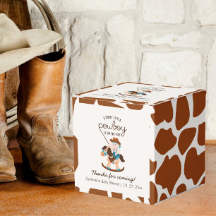 Ballotins Western Cowboy Rocking Horse Boy Baby shower