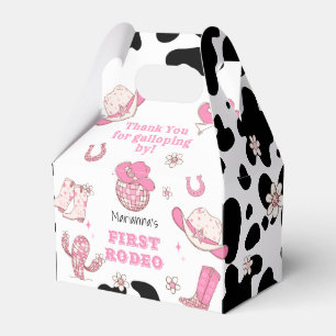 Ballotins Western First Rodeo Cowgirl rose fête d'anniversai