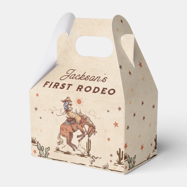 Ballotins Western Rodeo Country Cowboy Anniversaire (Verso)
