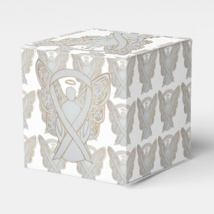 Ballotins White Awareness Ribbon Angel Party Favoriser les b