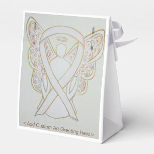 Ballotins White Awareness Ribbon Angel Party Favoriser les b