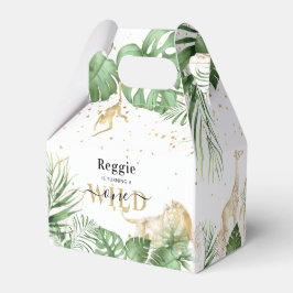 Ballotins Wild One Jungle Green & Gold 1er anniversaire fête