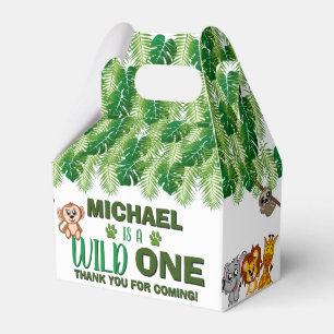 Ballotins Wild One Jungle Safari animal Anniversaire Merci