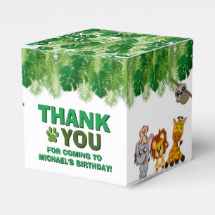 Ballotins Wild One Jungle Safari animal Anniversaire Merci