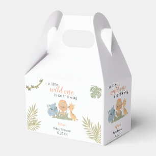 Ballotins Wild One On Way Safari Animaux Baby Girl Douche