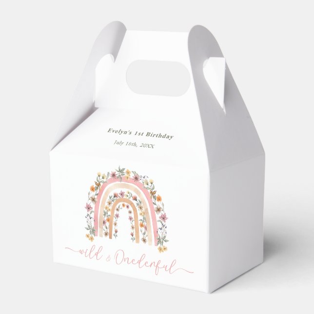 Ballotins Wild & Onedering Fleur sauvage Rainbow 1er anniver (Verso)