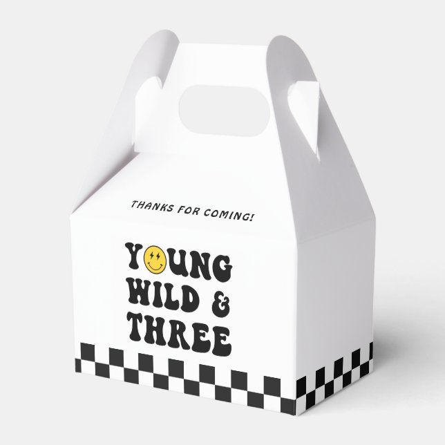 Ballotins Wild Young et Three Boy 3e anniversaire (Verso)
